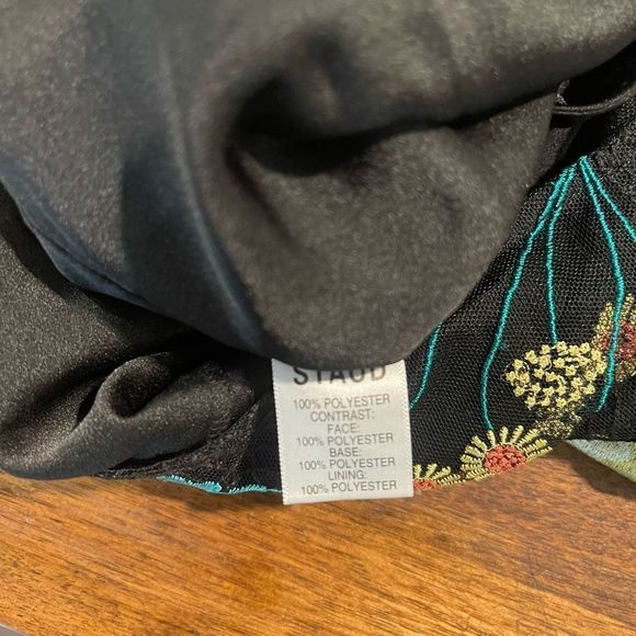 NWT Staud Sicily Georgette Shift Dress - Picture 6 of 7